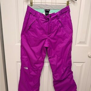 The North Face Magenta Snow Pants (Girls)